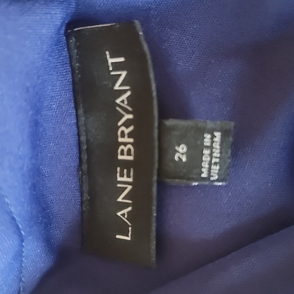 Lane Bryant Printed Split Flutter Sleeve Floral Print Midi Dress Size 26 - Picture 8 of 10